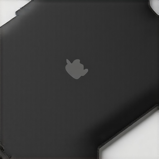 Close-up of bio-responsive, eco-friendly laptop sleeve with adaptive design and high-tech materials.