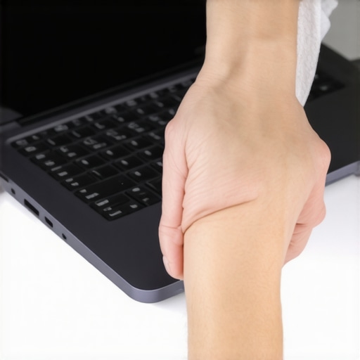 Person using anti-static wipes to clean an external SSD, showcasing proper maintenance tools.