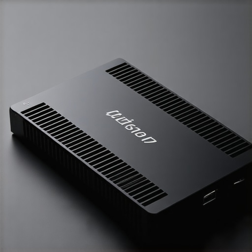 External SSD highlighting advanced heat management design.